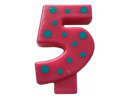 narozeninova svicka ve tvaru cisla 5 c c36 2016052009162011385040