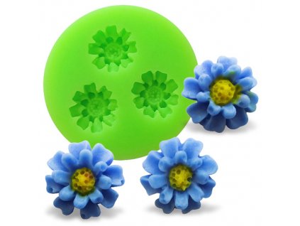 Silikonová formička tři kytičky