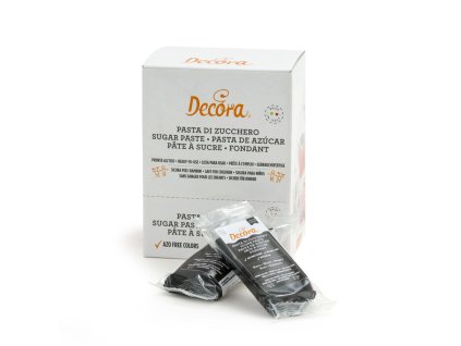 Potahovací hmota Decora černá 100g