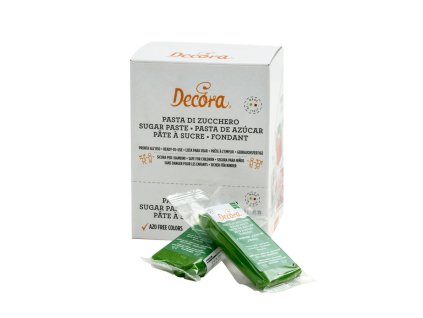 Potahovací hmota Decora zelená - 100g