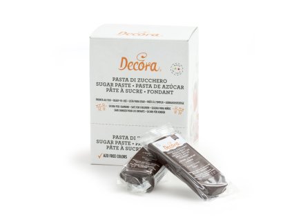 Potahovací hmota Decora hnědá - 100g