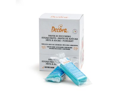 Potahovací hmota Decora světle modrá - 100g