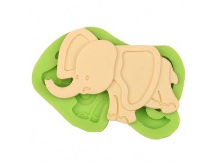 7ES 0039 Elephant Silicone Molds Fondant Mould for cake decorating