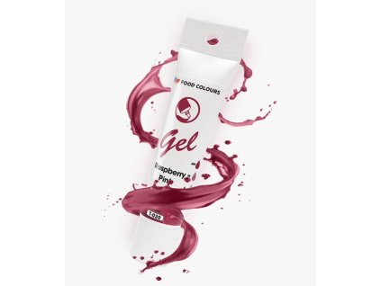 food colours gelova barva tuba raspberry pink 30 g
