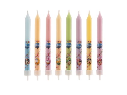 346173 DISPLAY 12 BLISTER 8 VELAS PALILLO MICKEY & AMIGOS 9CM 1