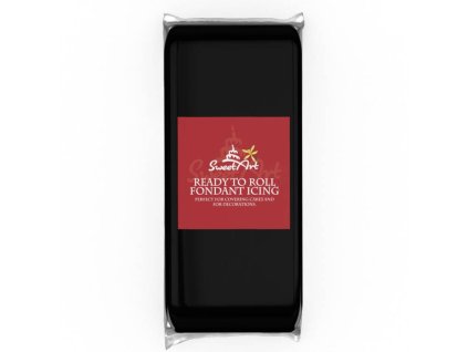 sweetart potahovaci a modelovaci hmota vanilkova black 1 kg