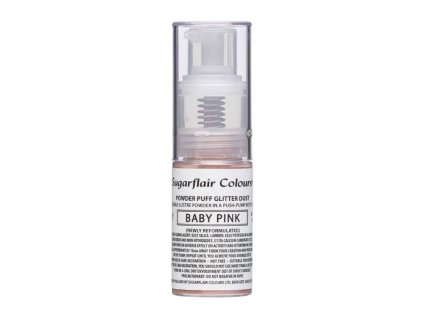 sugarflair trpytky v rozprasovaci baby pink 10 g bez e171