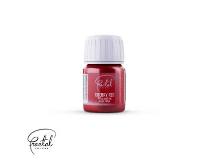 tekuta metalicka barva fractal cherry red 30 ml