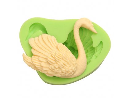 7ES 0304 Animal Mould Swan Fondant Silicone Molds for cake decorating