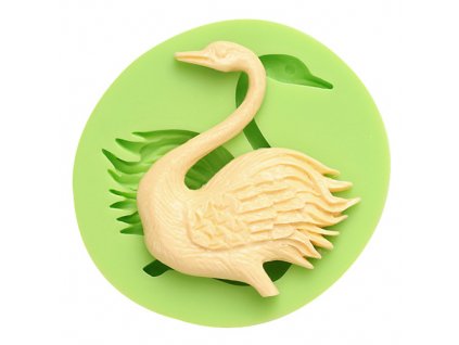 7ES 0305 Animal Mould Swan Fondant Silicone Molds for cake decorating