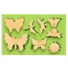 7ES 0207 Butterflies Series Silicone Molds Fondant Mould for cake decorating