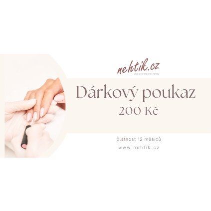 darkovy poukaz lak 200
