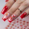 samolepky na nehty 3d vanocni pernicek 5d 0037 5
