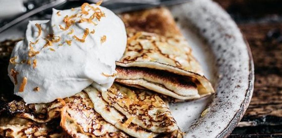 Blesková palačinka s krémem