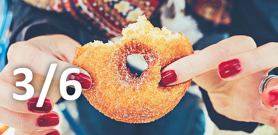 3. Denní příjem cukru pro průměrnou ženu