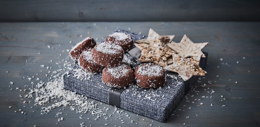 Sněhové placičky s čokoládou