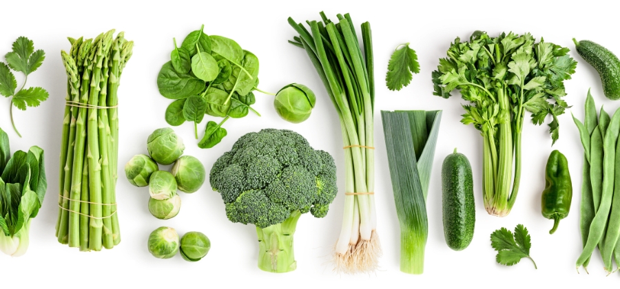 Při ketodietě má zelenina zelenou