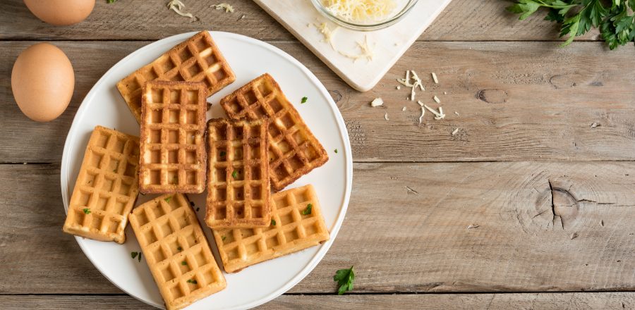 Vafle z KetoMix koktejlu