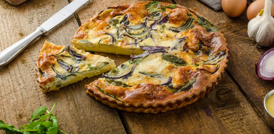 Pórkový koláč z KetoMix omelety