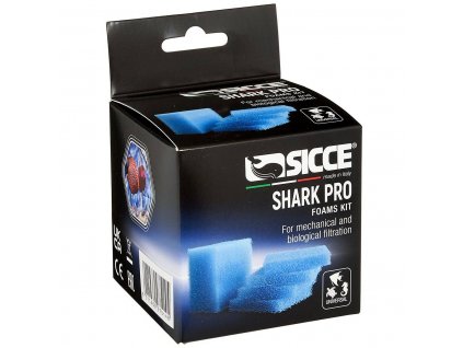 sicce sharkpro 3foamfilters kit filtration inp