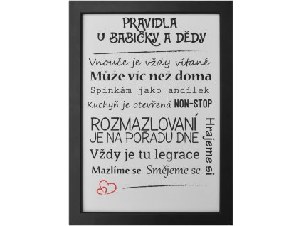 Pravidla u babičky a dědy