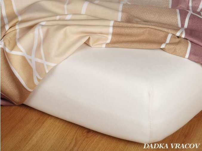 Jersey prostěradlo banánové