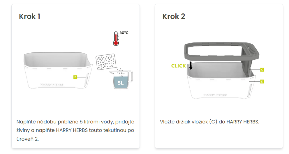 Set na hydroponické pestovanie