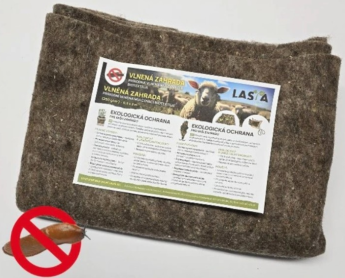 MULČOVACIA NETKANÁ TEXTÍLIA Z&nbsp;OVČEJ VLNY 0,5 X 2 M 