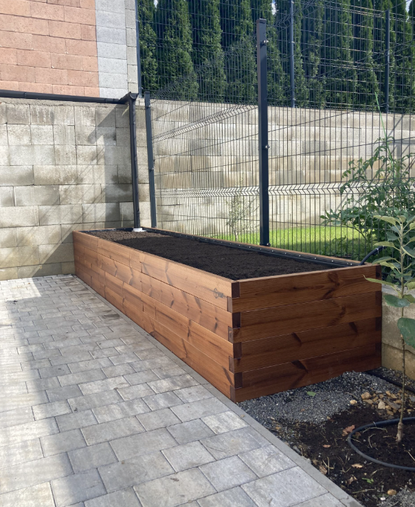 Vyvýšený záhon GROW CUBE thermo borovica L umiestnenie