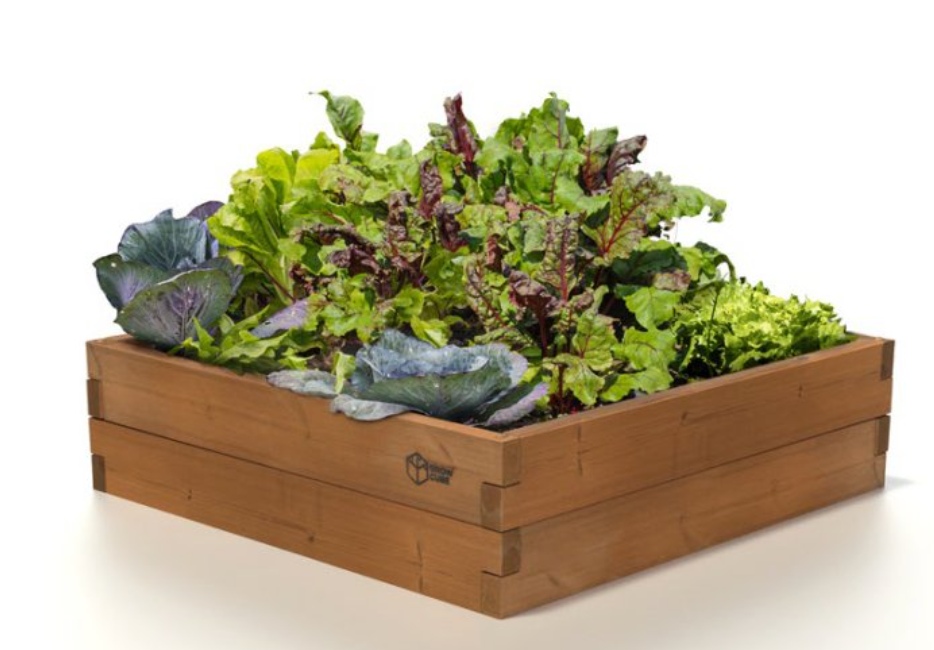 Vyvýšený záhon GROW CUBE thermo borovica S