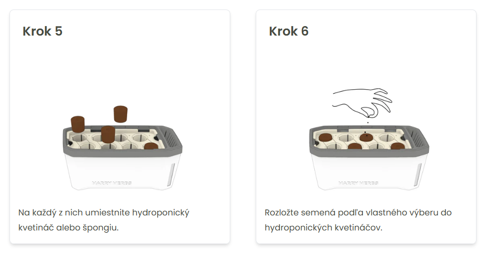 Set na hydroponické pestovanie