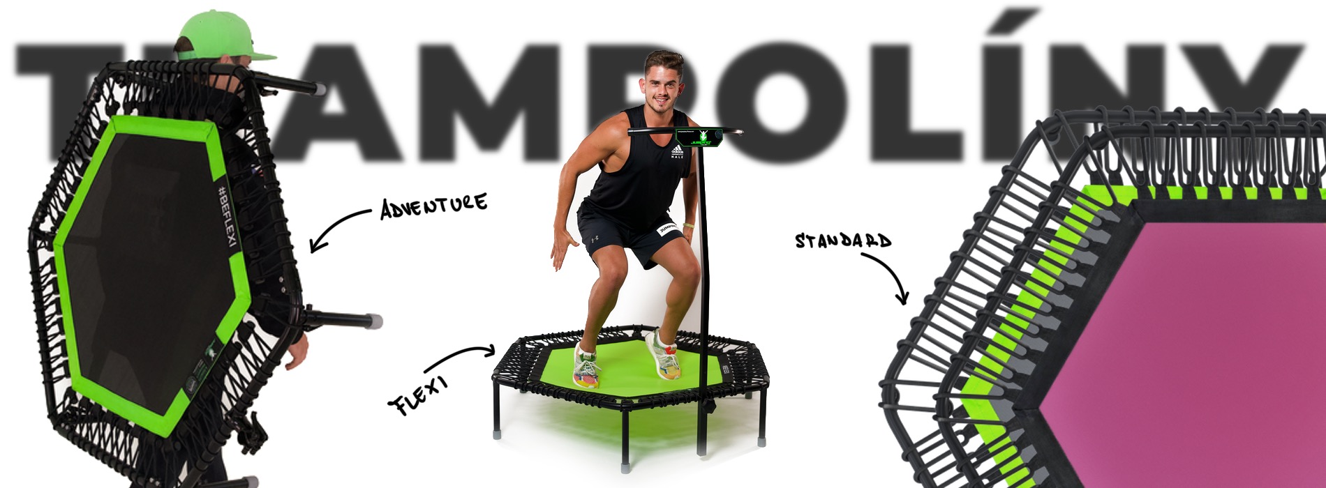 Trampolíny všech barev