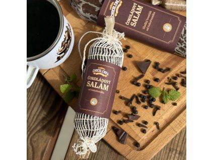 Chocolate Salami – Sour Cherry, Hazelnut & Pepper (Dark Chocolate)