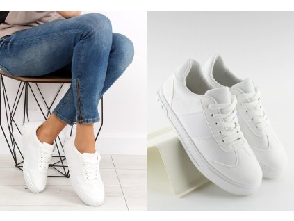 Dámské sportovní boty s hroty Yvonne bílé (Velikost 41)