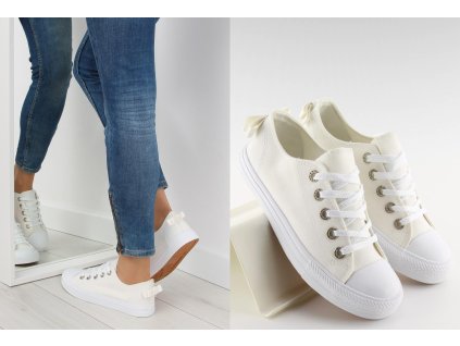 Dámské tenisky Rosalina bílé (Velikost 41)