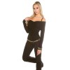 Carmen svetr Černý (Velikost Univerzální)
