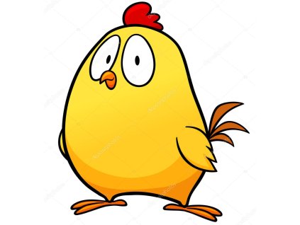 depositphotos 129495606 stock illustration little chicken cartoon