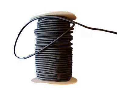 Silonová sňůra Ø 4 mm Černá