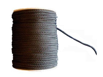 šnůra 6 mm černá