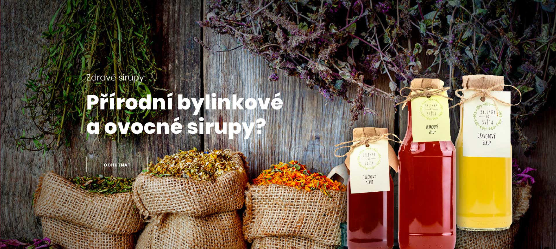 Přírodní bylinkové a ovocné sirupy?