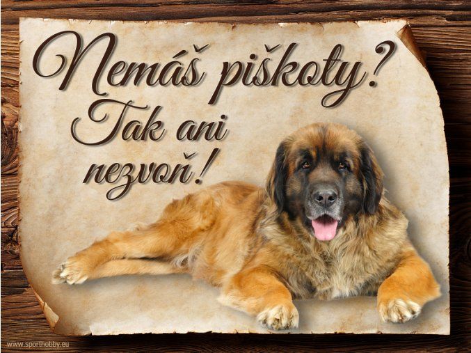 091 Cedulka Leonberger