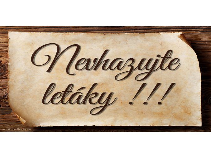 2025 Nevhazujte letáky