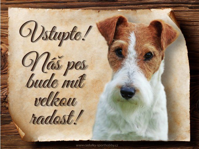 1670 Cedulka Foxterier