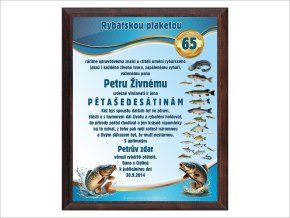 Dárek modrý 65 rybář CZ