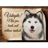 Cedulka Husky - Vstupte/CP396