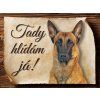 1063 Cedulka Belgický ovčák Malinois