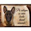 768 Cedulka Belgický ovčák Malinois
