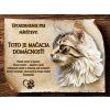 SK001 Cedulka Mačka Americký Bobtail 1