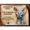 SK035 Cedulka Mačka Lykoi