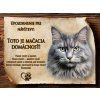 SK042 Cedulka Mačka Nebelung 1